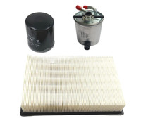 JPL Filterset Luft Kraftstoff ÖLfilter Nissan Pathfinder R51 2.5Dci 2006/06+