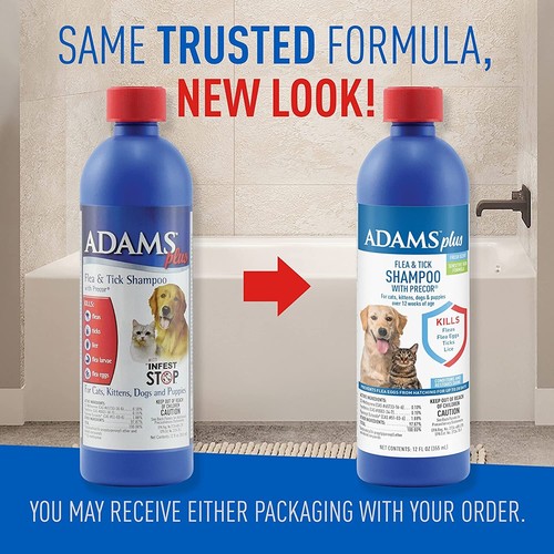 adams plus flea & tick shampoo