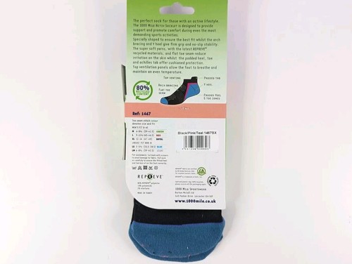 1000 Mile Socks - Activ Socklet Repreve - Low-cut socks - Men's XL (UK 11-14) - Picture 3 of 5