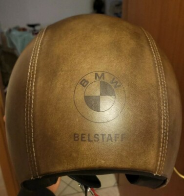 Belstaff casco Unobtainable collector's vintage leather helmet Bmw Mille Miglia