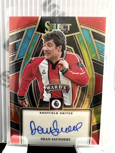 2023-24 Panini Select Premier League - Dean Saunders Rainbow Autograph (#21/25)