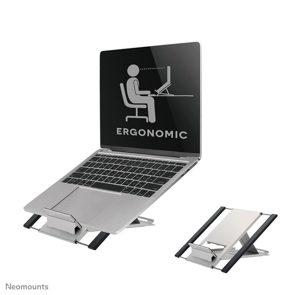 Grigio Base Notebook/Tablet Argentata, - Immagine 3
