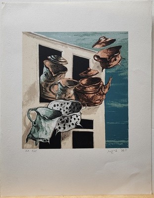 Yosl Bergner - Limited Edition Lithograph - ''Still Life'' - HAND SIGNED!