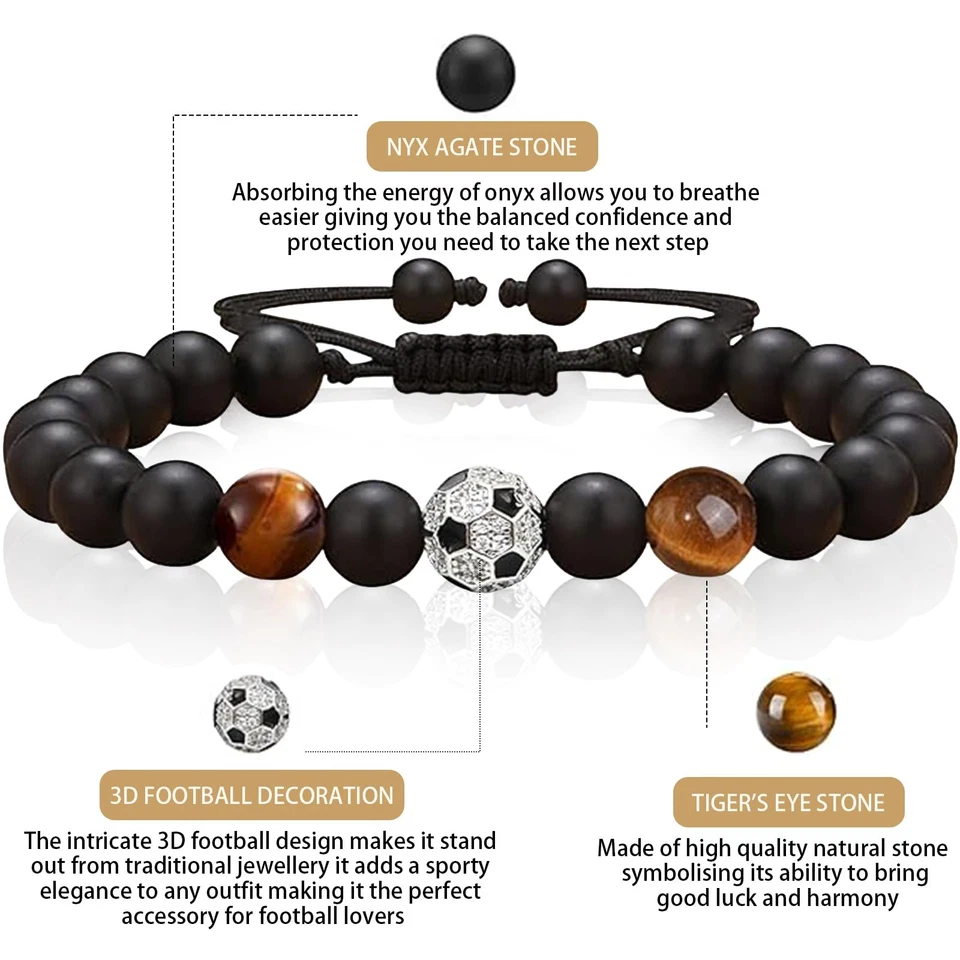 Fussball Geschenke Jungen Armband Kinder Jungen Armband Jungs Jungen Fussball... - Bild 3 von 4