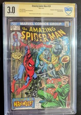 SIGNED X2, CBCS- The Amazing Spider-Man #124 (1973). Gerry Conway, Roy Thomas