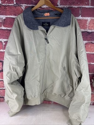 Red Head Bass Pro Shops Outdoor Beige Full Zip Jacket Fleece Lined Men's 3XL