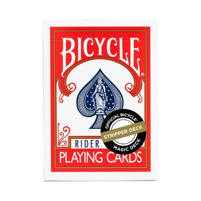 Bicycle Roter Stripper Deck   Rider Back   Magic Trick Spielkarten