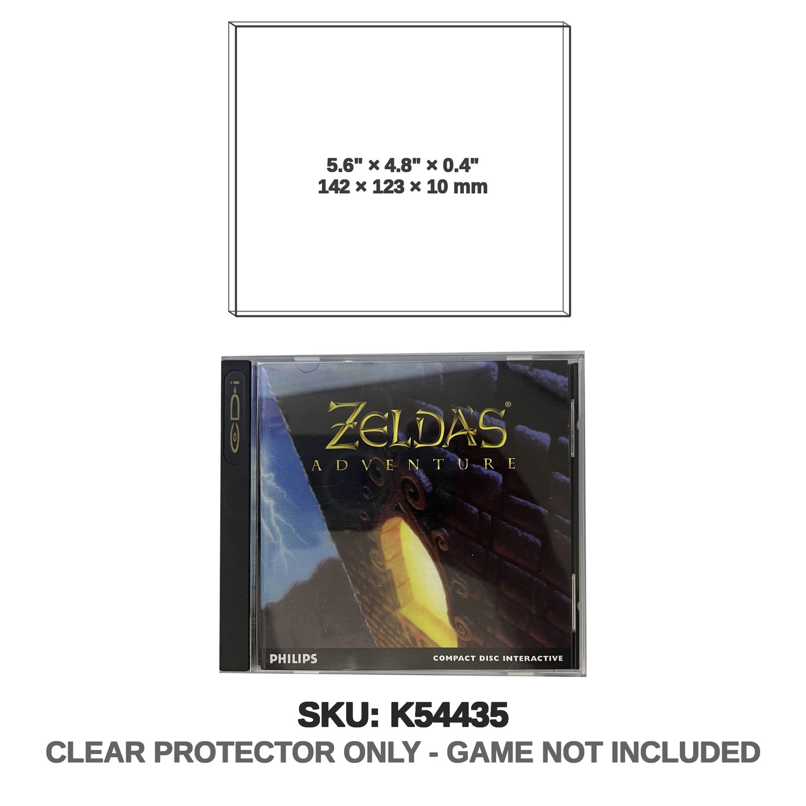 Protector For Philips The Legend of Zelda CD i
