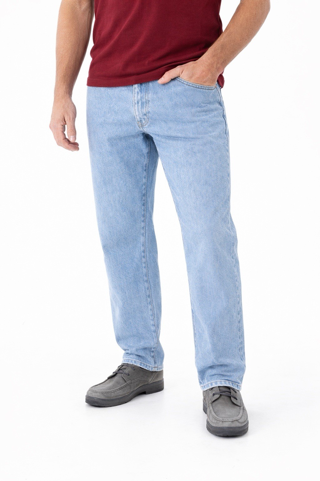 &rsquo;s Relaxed Fit Jeans Light Stonewash Straight Leg