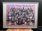 Vintage Framed 1994 Dallas Cowboys Cheerleaders Signed Photo w/ 12 Signatures