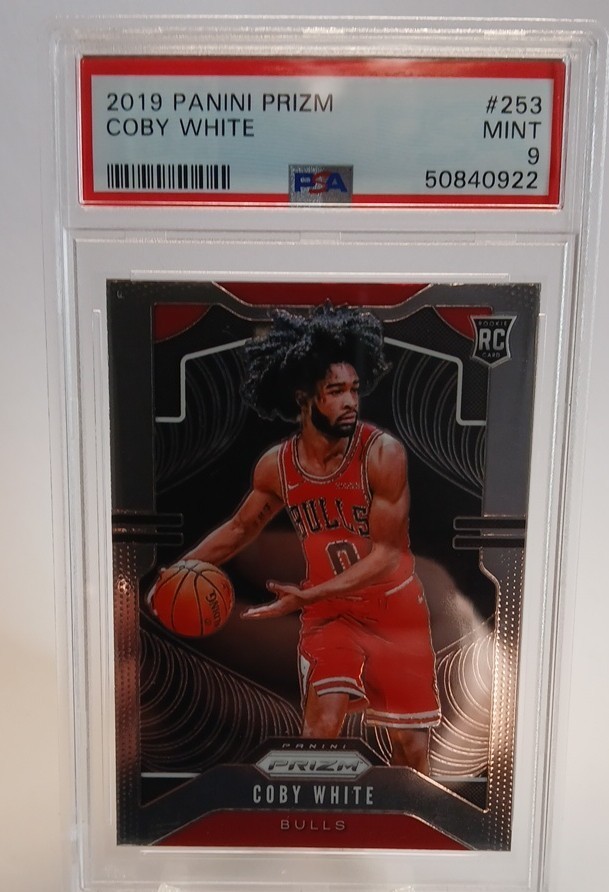 2019-20 Panini Prizm - Rookie Coby White #253 Ball in Right Hand (RC)