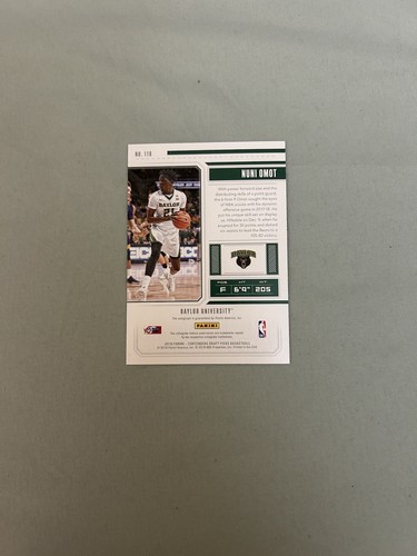 2018 Panini Contenders Draft Picks College Ticket Nuni Omot #118 Auto - Picture 2 of 2