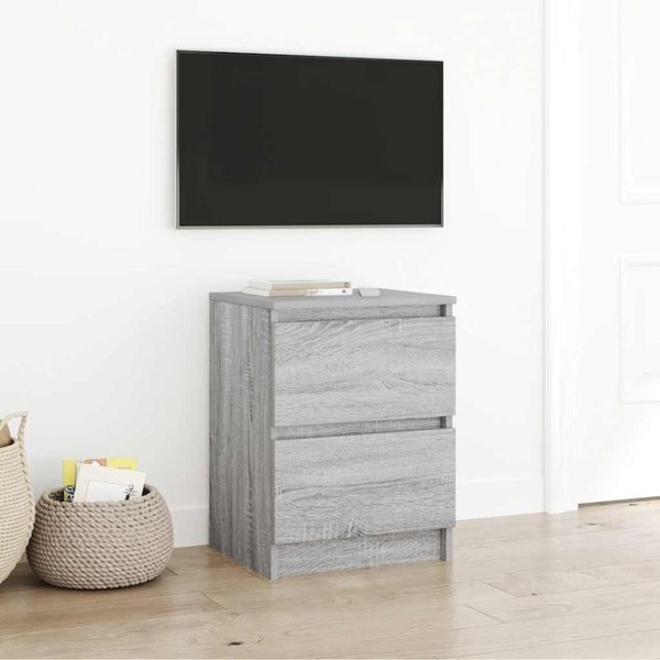 Tv-Schrank Grau Sonoma 40X35X54 Cm Holzwerkstoff-image