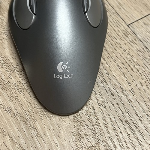Logitech T-BC21 Optical Trackman Marble USB Mouse Silver Ergonomic- Tested - Photo 2/6
