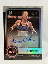 2019 Topps UFC Museum Collection Justine Kish Auto 89/99