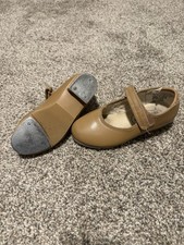 Dance Tap Shoes Revolution Tan 13.5M Kids Mary Jane Buckle