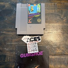 Gumshoe (Nintendo NES, 1986) 5 Screw Video Game Cleaned Tested W/manual