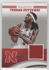 2015 Panini Nebraska Cornhuskers Memorabilia Silver 62/99 Terran Petteway 1bk3
