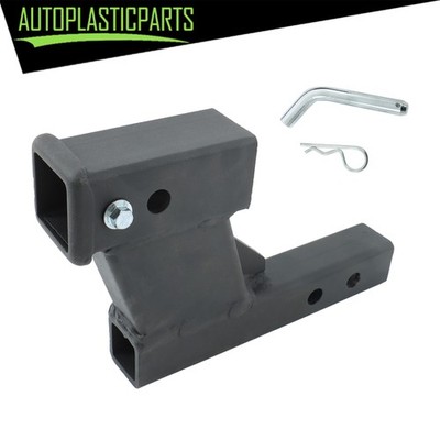 2 Inch Receiver Hitch Extension 6-1/4 Inch Lift Drop 7500LB With Locking Pin