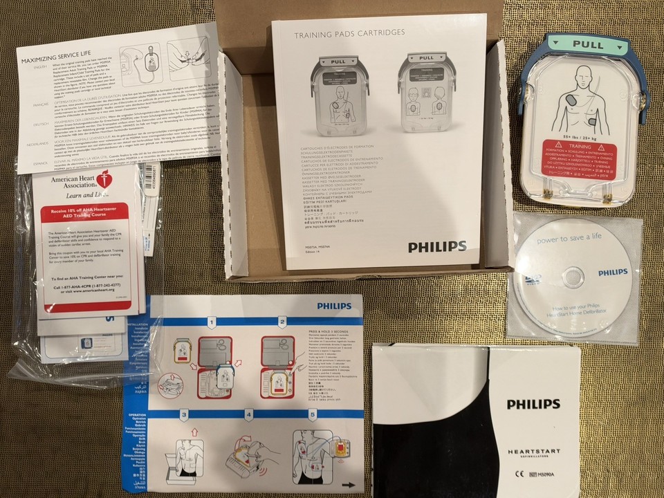 Philips HeartStart Home AED M5068A Defibrillator NEW Open Box w ...
