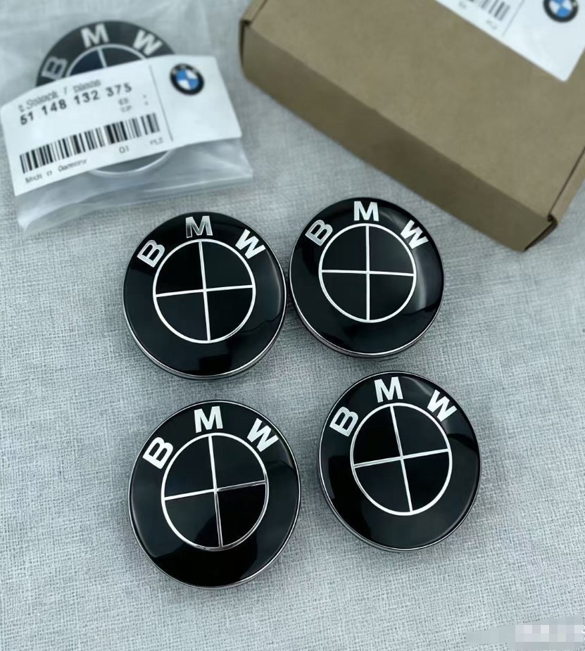 Set of 4PC For BMW 68mm 2.65IN Wheel Center Hub Caps Badge Rim Hubcaps Emblem.