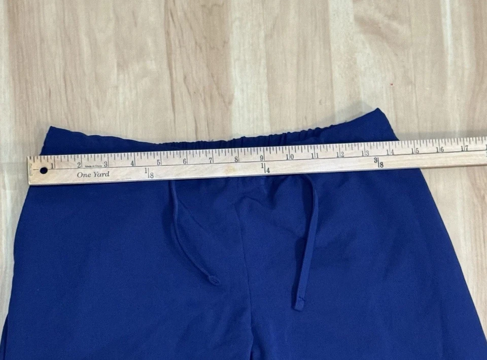 赛马磨砂裤女式小号小号海军蓝抽绳工装袋 — 第 3/4 张图片