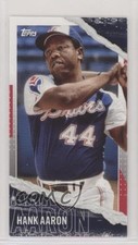 2020 Topps Rip Mini Base Inner Image Variation Hank Aaron #M-45 HOF 0pt1