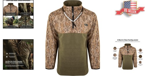Quarter-Zip Refuge Eqwader Jacket - Waterproof & Windproof for Hunters - Picture 2 of 9