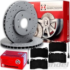 ZIMMERMANN SPORT BREMSSCHEIBEN 330mm + BELÄGE VORNE passend für ALFA 159 SPIDER