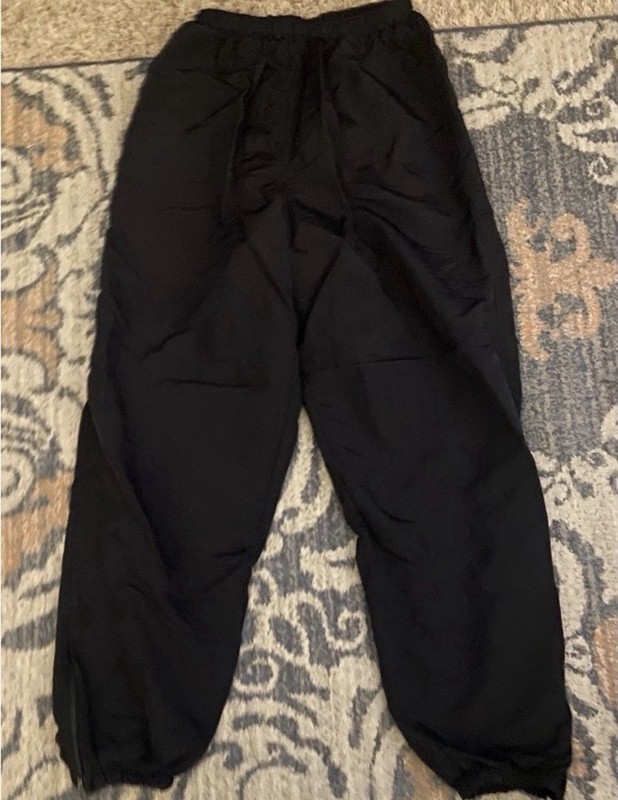 Army Issued Physical Pitness Uniform Nylon Pants in Black Size Medium Regular