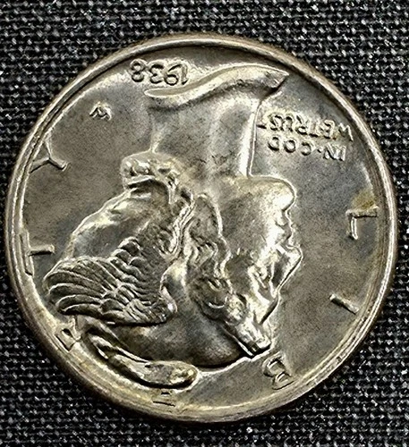 1938 P MERCURY DIME FB FULL BANDS BRILLIANT UNCIRCULATED 90% SILVER PHILLY 10.2