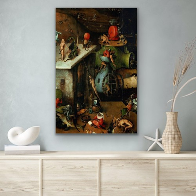 #ad quot;last judgment Hieronymus Bosch 1450 1516 quot; Canvas Wall Art Picture Print $59.99