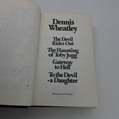 The Devil Rides Out, Gateway To Hell, To The Devil A Daughter Dennis Wheatley HC - Imagen 10 de 24