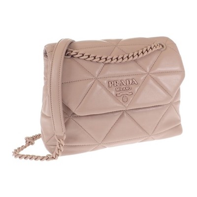 PRADA  1BD233 Shoulder Bag pink beige Women