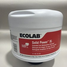 Ecolab Solid Power XL Dishwasher Machine Detergent Tub (6100185) 9 Lbs