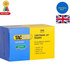Heavy Duty 140/10mm Galvanised Staples - Pack of 5000 for All Your Needs 0.0024 per staple