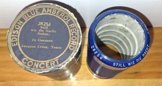 EDISON CONCERT CYLINDER RECORD IN GERMAN #28254 STILL WIE DIE NACHT URIUS