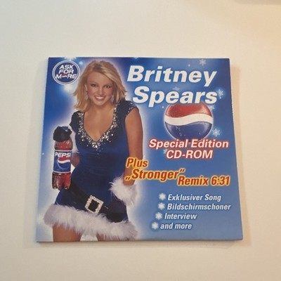 Britney Spears Pepsi Ask for More Special Edition CD-ROM Promo  Stronger  Remix