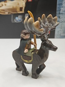 NEW LOTR Elrond with Great Elk Custom Lego Minifigure Lord of Rivendell