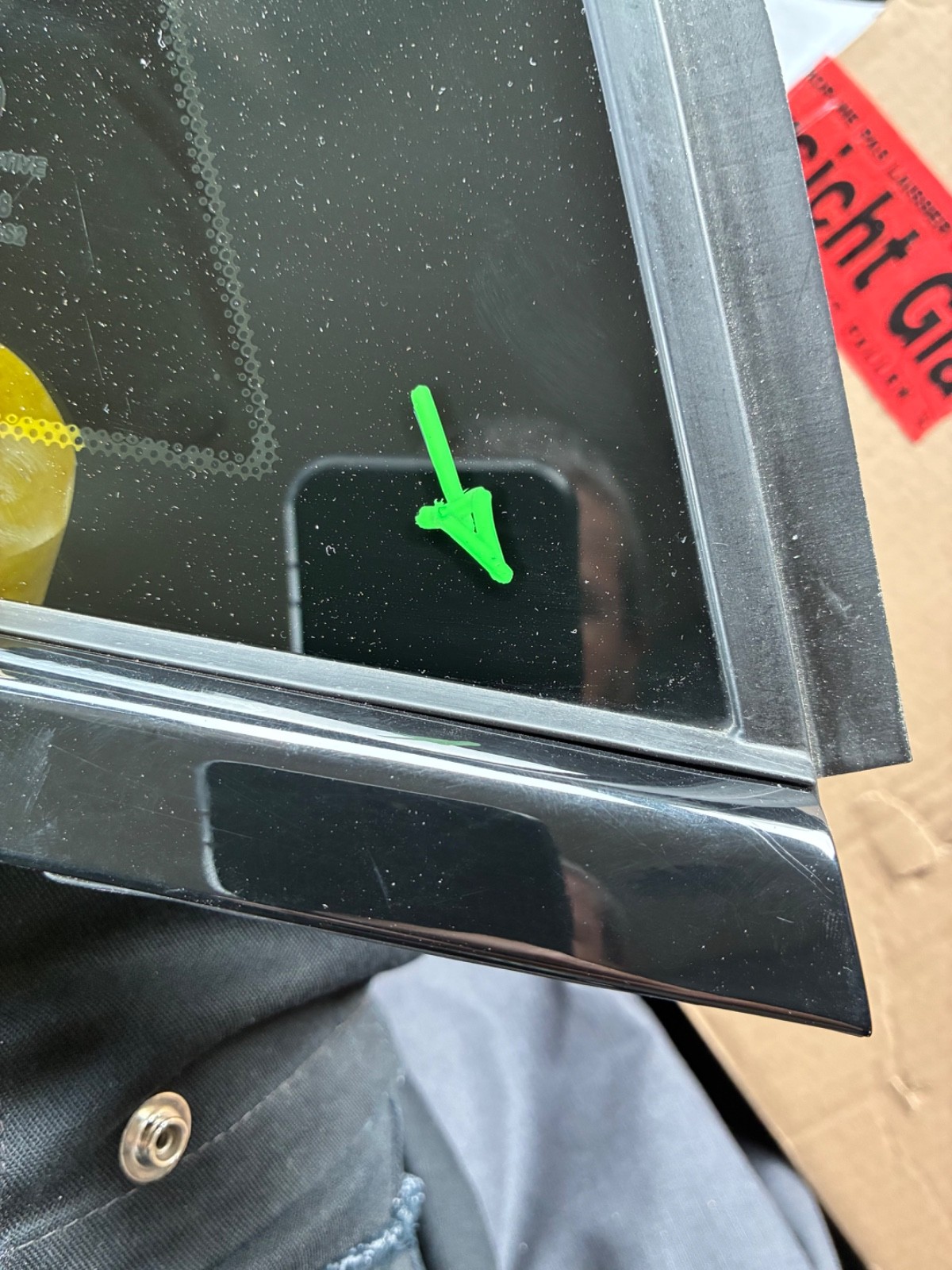 Rear Right Quarter Window Glass Panel OEM 51377313014 Bmw I8 14-17 19-20
