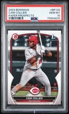 Cam Collier 2023 Topps Bowman PSA 10 Baseball Card, First Edition Japan