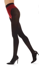 MeMOÍ LoveMoi Cheeky Scalloped Heart Opaque Tights | Lov302 |