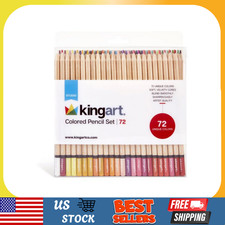 Colored Pencils Set 72 Soft Core For Drawing And Coloring Artists Beginners Kit