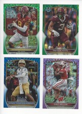 (4) 2022 Bowman University cards! Potts & Hutchinson Green /99, DTR Blue /199,