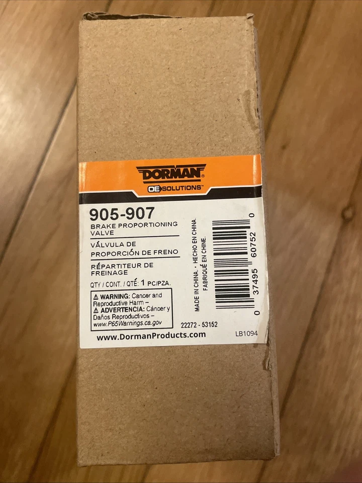DORMAN 905-907 制动比例阀 适用于 97-04 起亚 Sephia Spectra — 第 2/4 张图片