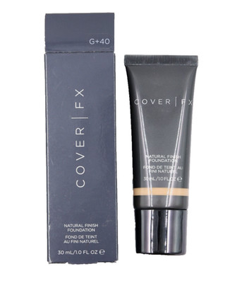 NEW - Cover FX Natural Finish Foundation - G+40 G40- 30 ml / 1 fl oz