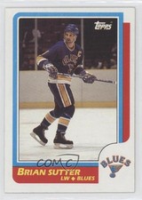 1986-87 Topps Brian Sutter #72 0kf0