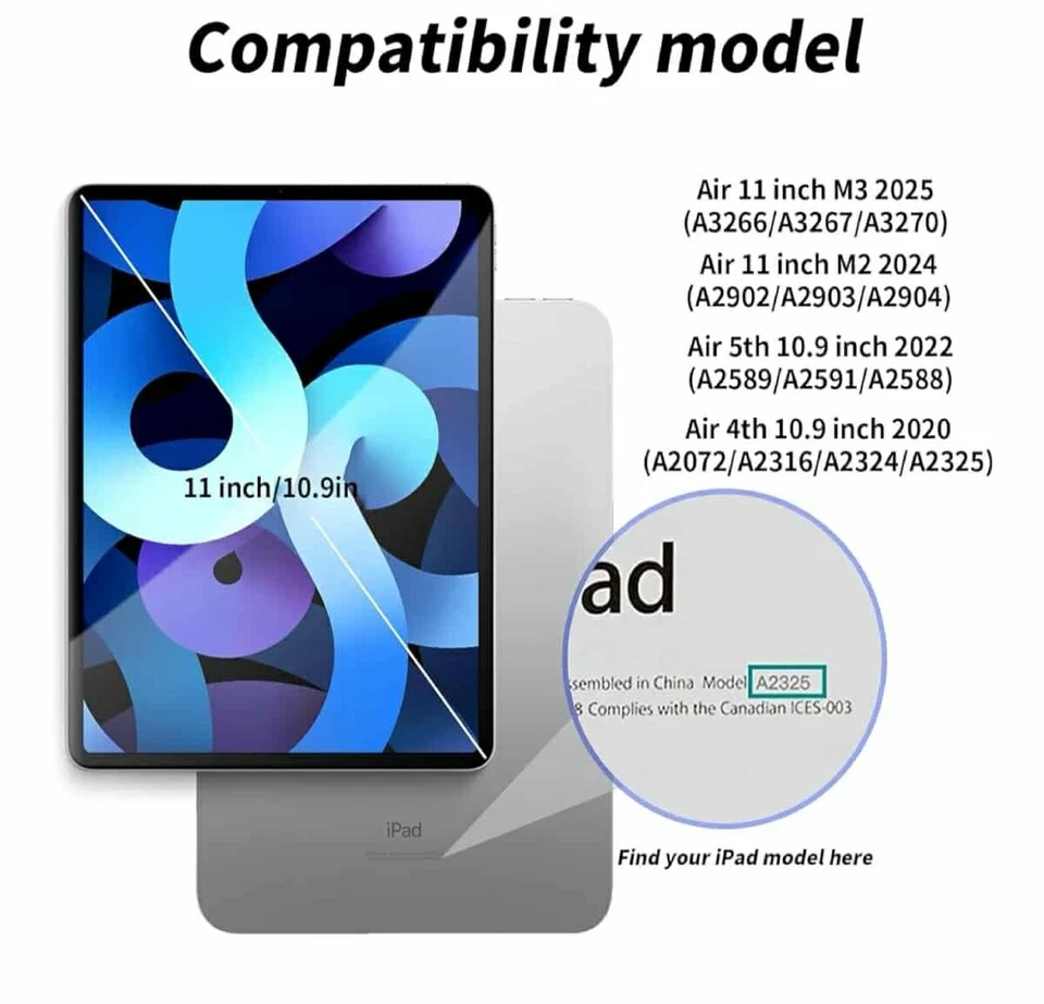 Case For iPad Air 11inch ,iPad Air 4th/5th 10.9inch Shockproof Slim Lightweight  - Image 2 of 4