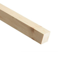 34x34 Knotty Pine Strip Wood Moulding Timber 1m x 4 - Total 4 Meters tm645