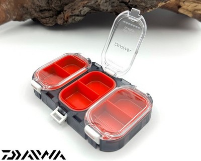 Daiwa Kleinteilebox Wasserdicht Deep Red Smoke 6 Rooms 11x6,5x1,8cm Box ABS JDM